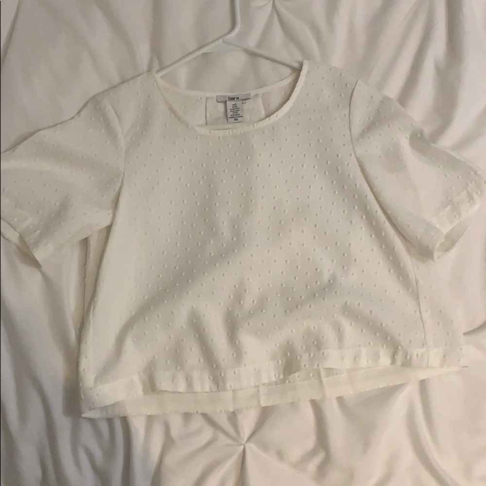 Bar III white body top